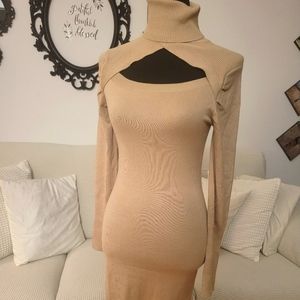 Turtleneck dress by Derek Heart